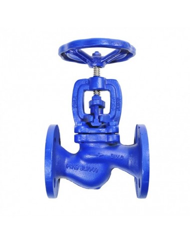 Stop valve, straight type, flanged, GGG40, PN40