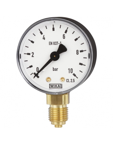 Manometer d160, bottom conn. G 1/2"