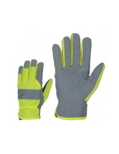 Synthetic gloves with fluorescent...