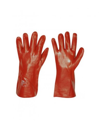 PVC coated work gloves, 35cm