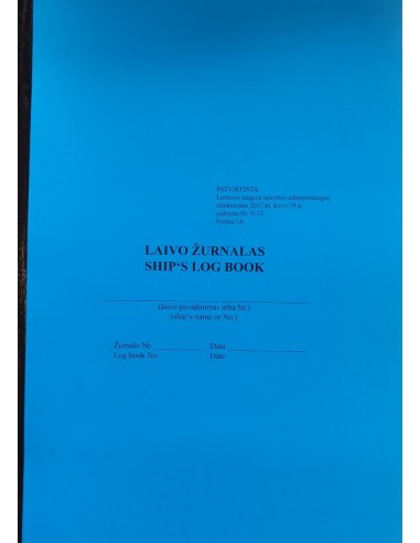 Ship log book, Form 1-A