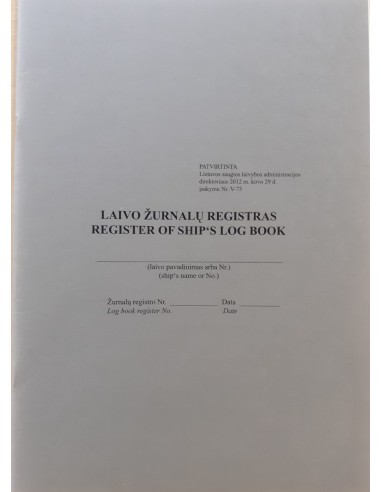 Logbook register log