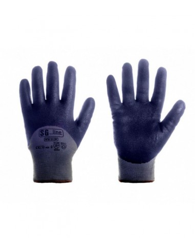 Nitrile coated winter working gloves...