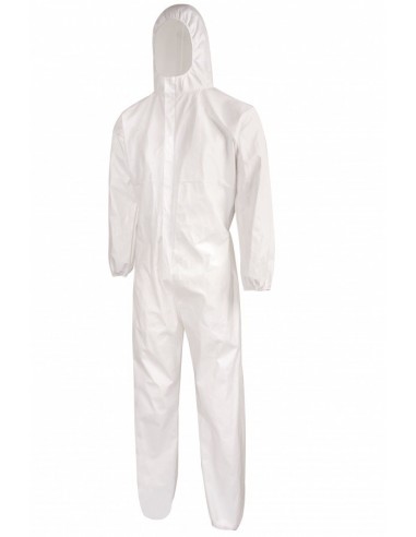 Disposable coverall, laminated