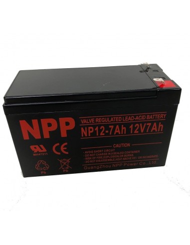 Battery NPP 7Ah 12V F1 Pb, NP12-7Ah