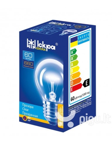 Lamp E27 60w 230v