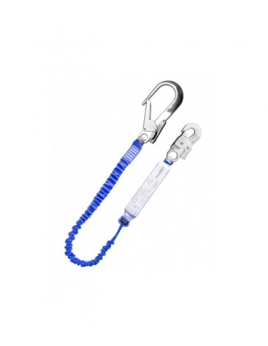 Shock absorber with elastic belt...