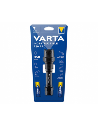 VARTA Indestructible F20 PRO 6W LED Light 2AA 18711