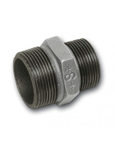 Reduction nipple (M/M), galv.iron
