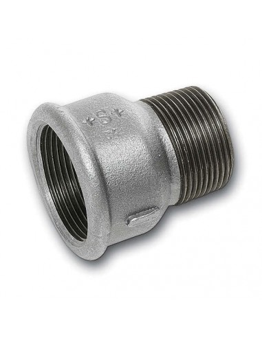 Reducing socket (M/F), galv.iron