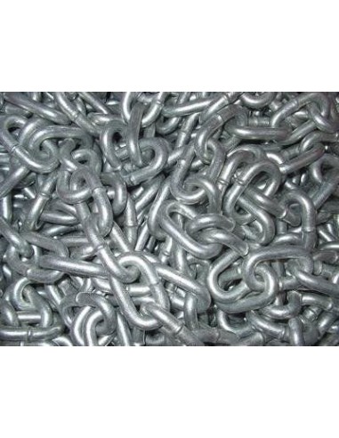 Chain round steel 6mm galvanized DIN 763